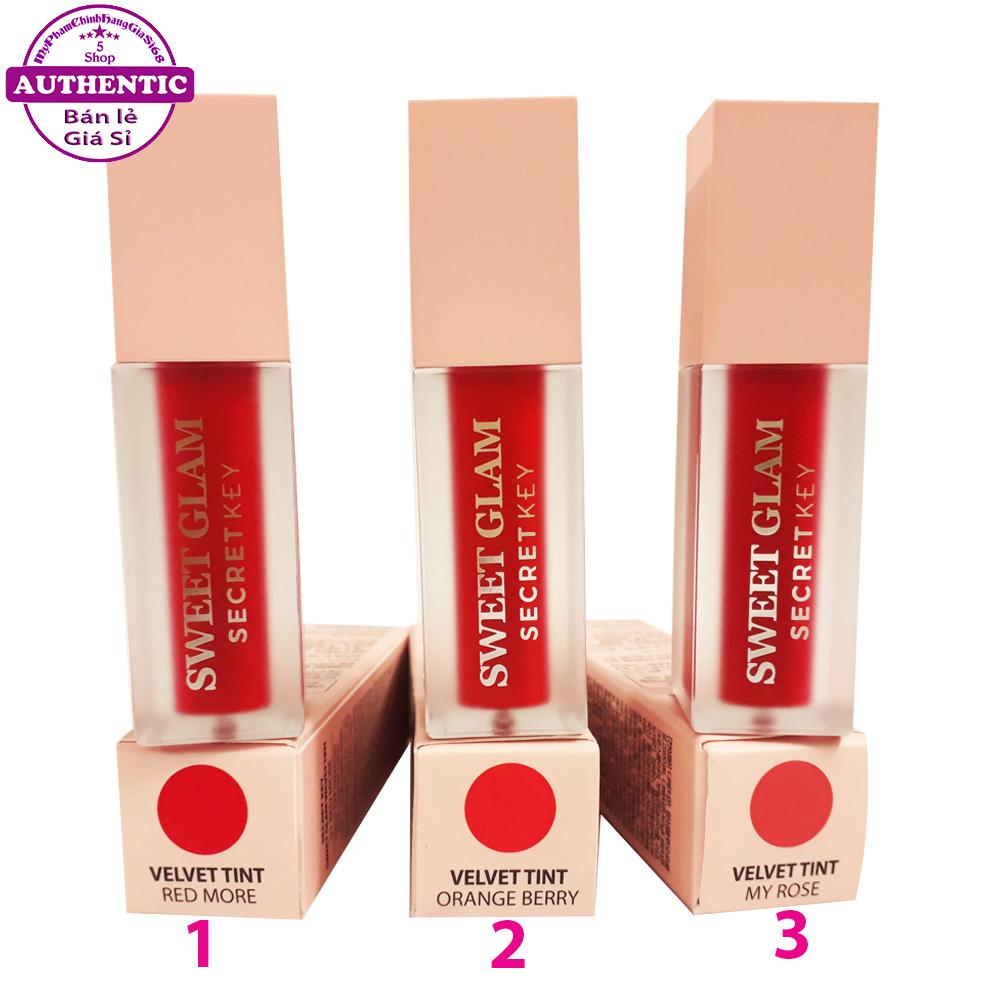 Son kem lì Secret Key Sweet Glam Velvet Tint