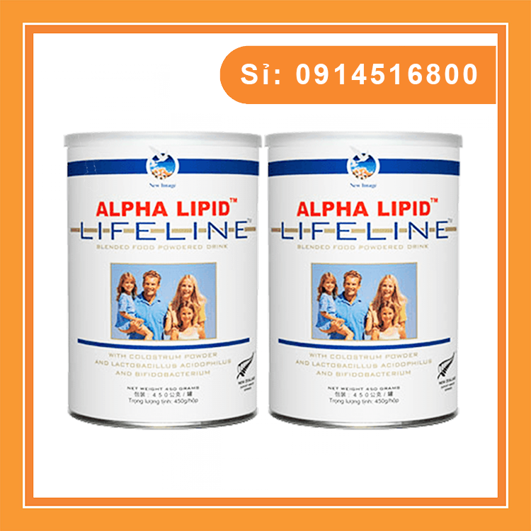 Combo 2 lon sữa non Alpha Lipid Lifeline NewZealand