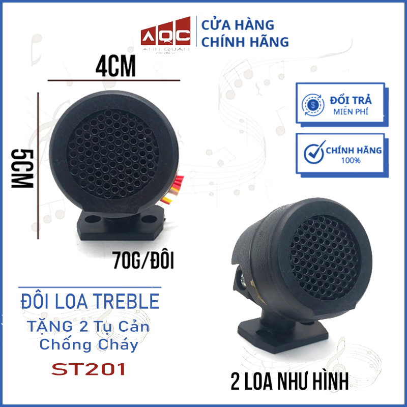 Đôi loa treble thạch anh thuper st201 10w - loa siêu treble thạch anh chống cháy siêu bền