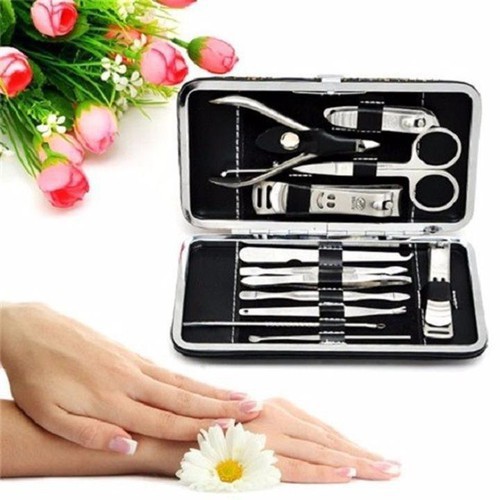 Bộ bấm móng tay 12 món, bộ kiềm bấm móng 12 chi tiết loại 1