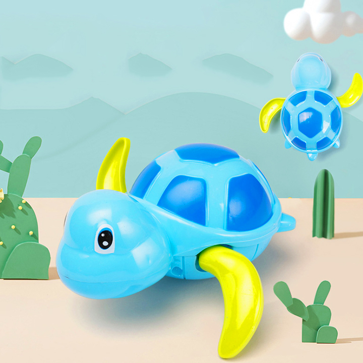 [hcm]đồ chơi nhà tắm cho bé rùa bơi vặn dây cót đáng yêu bằng nhựa nguyên sinh abs an toàn cho bé đủ màu sắc bbshine dc021 3