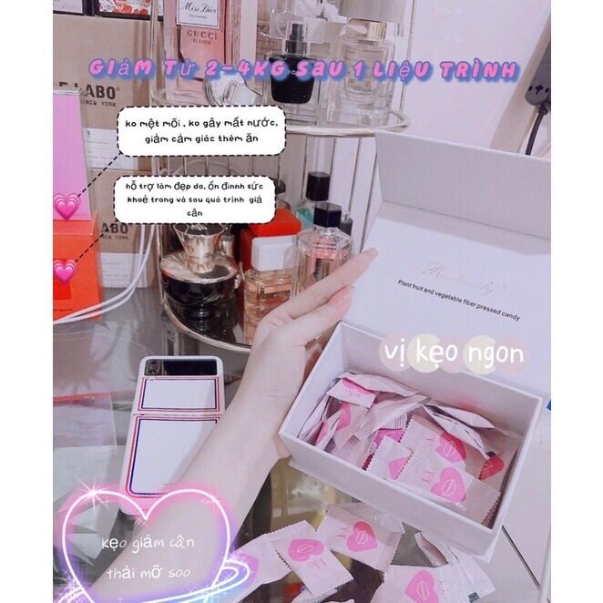 Kẹo Giảm Cân Tan Mỡ Soso Rose Beauty Trang Nemo