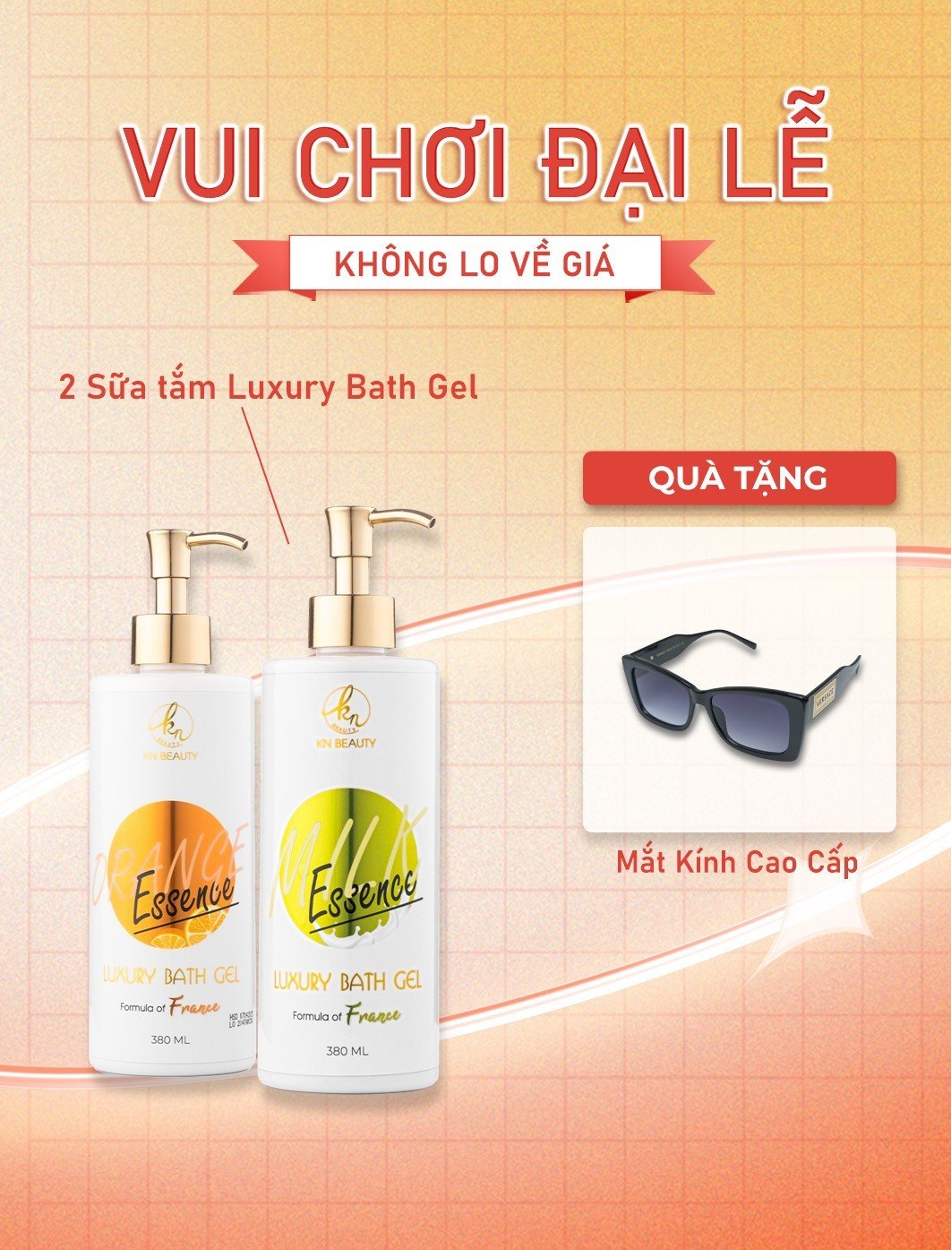 Sữa tắm tinh chất Hoa Hồng - Luxury Bath Gel ROSE essence - KNbeautynamda