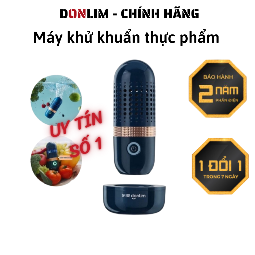 Máy Khử Khuẩn Thực Phẩm DONLIM - Khử trùng rau ,củ, quả - Khử độc đồ dùng - Khử trùng thực phẩm . Nhập Khẩu  Chính Hãng , Bảo Hành 12 tháng