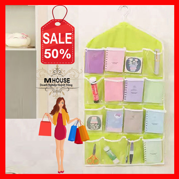 Túi Vải Đựng Đồ 16 Ngăn Kích thước 78x42cm