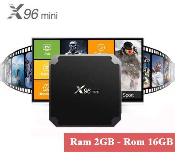 TV Box X96 mini 2G 16G Siêu mạnh siêu mượt Xem truyền hình phim online youtube kết nối wifi không dây, đầu thu số 1 hoạt động mạnh