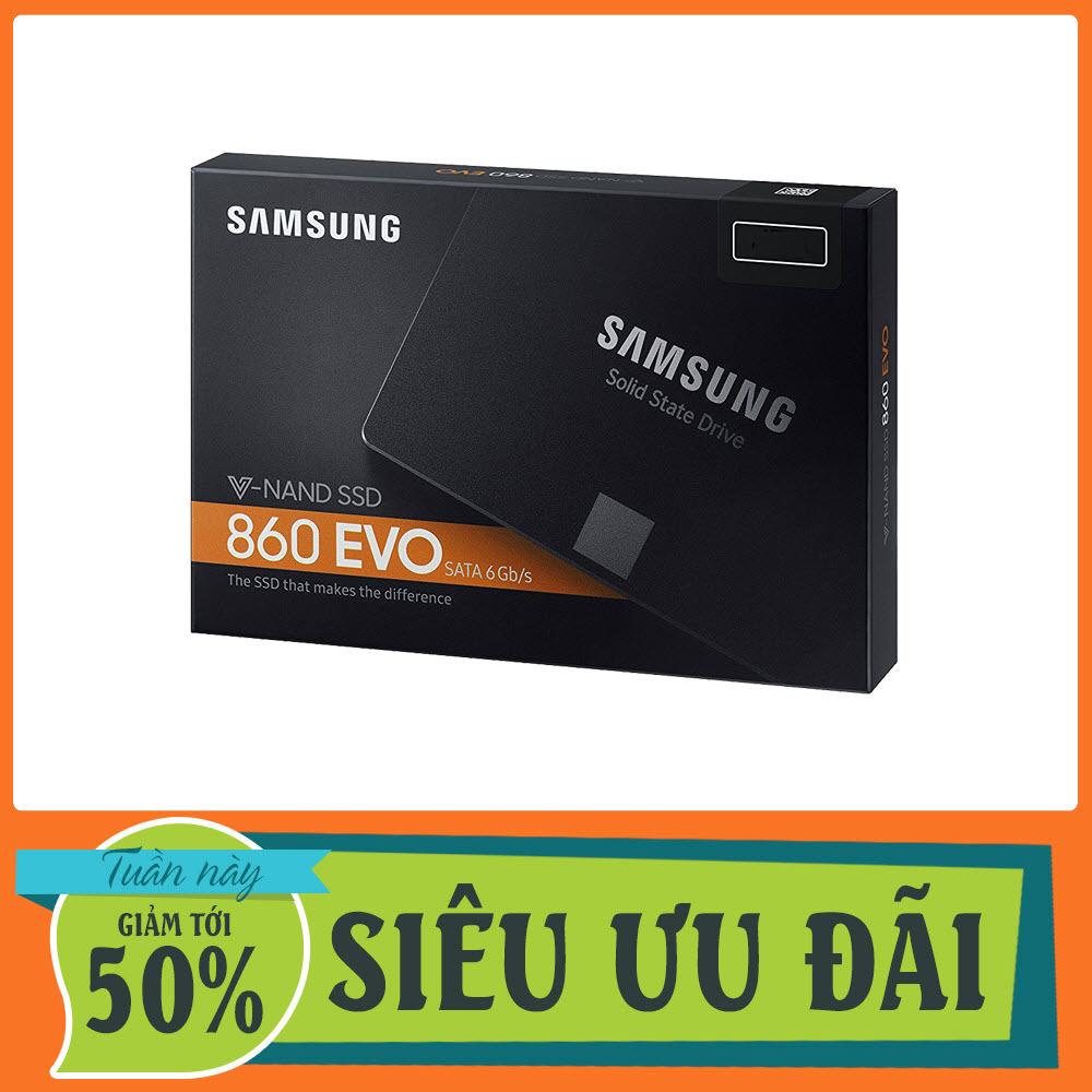 [Siêu Ưu Đãi] Ổ cứng SSD Samsung 860 Evo 500GB Nguyên Seal - Bảo hành 5 năm
