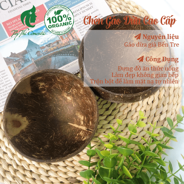 Chén Gáo Dừa Cao Cấp