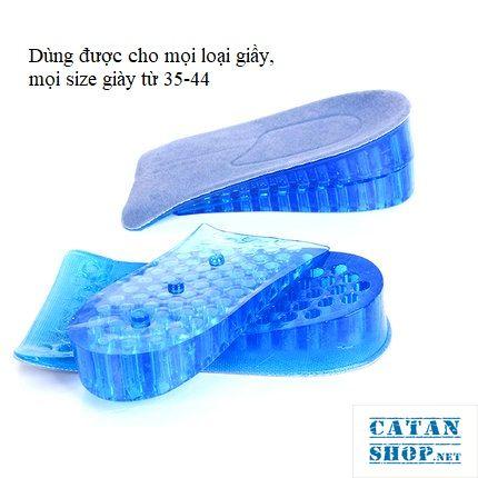 [HCM]Lót đế giày tăng chiều cao silicon siêu êm ái giày đế cao giày độn gót GD192-LGIAYTCC-4XANH