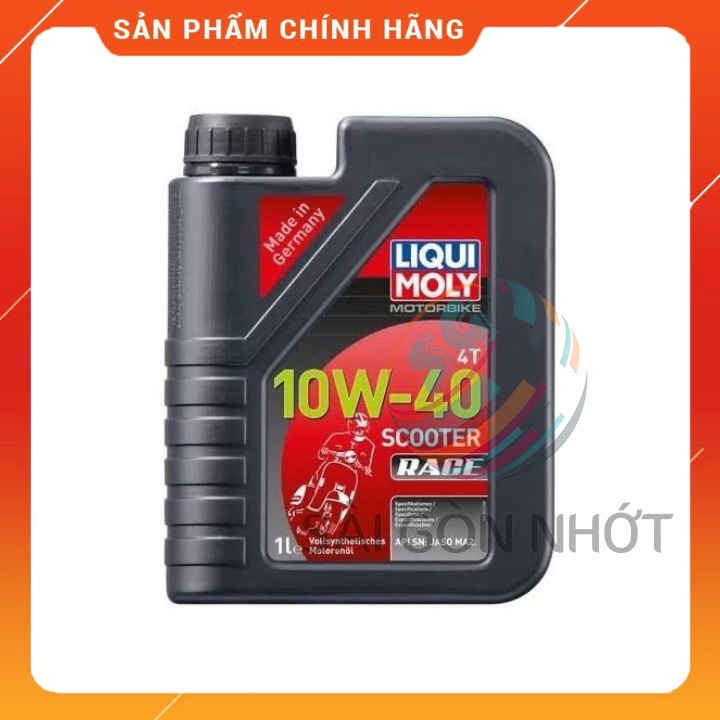 Dầu nhớt dành cho xe tay ga liqui moly scooter race 10w40 chai 1l
