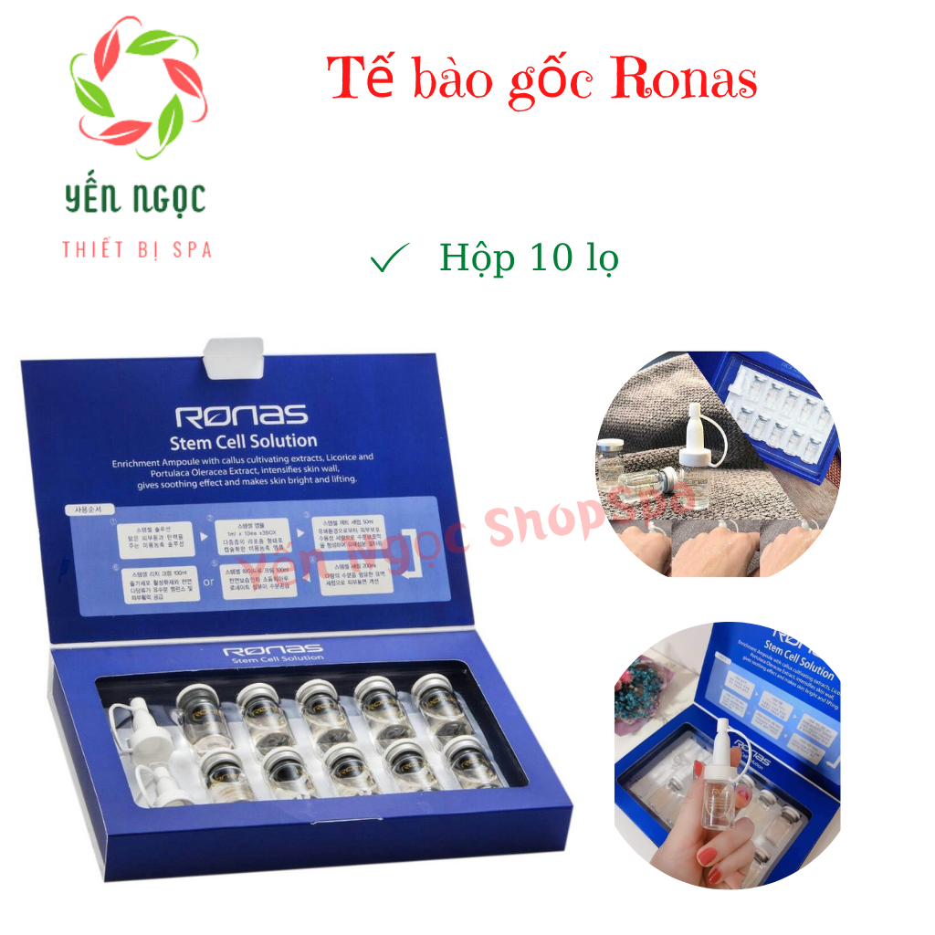 Tế bào gốc Ronas dưỡng phục hồi da chính hãng