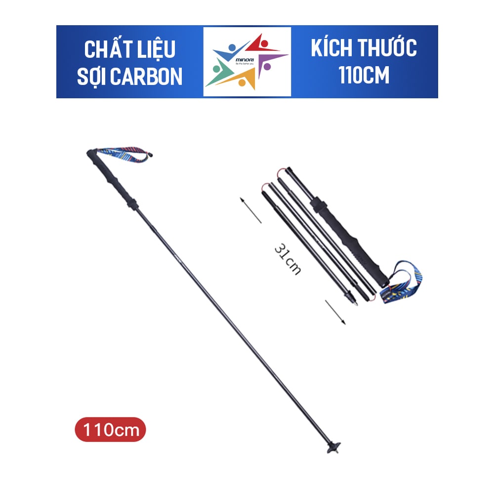 Gậy carbon leo núi trekking pole aonijie e4204