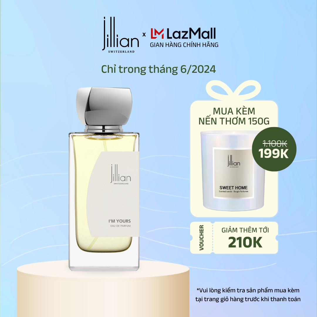 Nước hoa Jillian Nữ I'M YOURS 50ml - ấm áp, nồng nàn, sâu sắc
