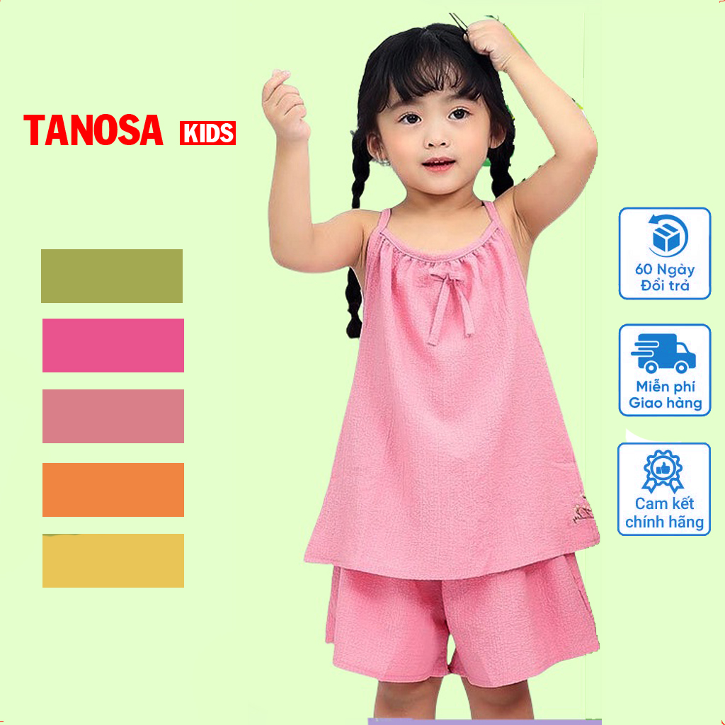 Bộ 2 dây chất đũi siêu mát cho bé ngày hè tanosa 10-25kg