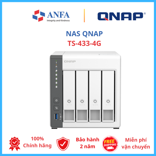 Thiết bi lưu trữ Qnap TS-433-4G
