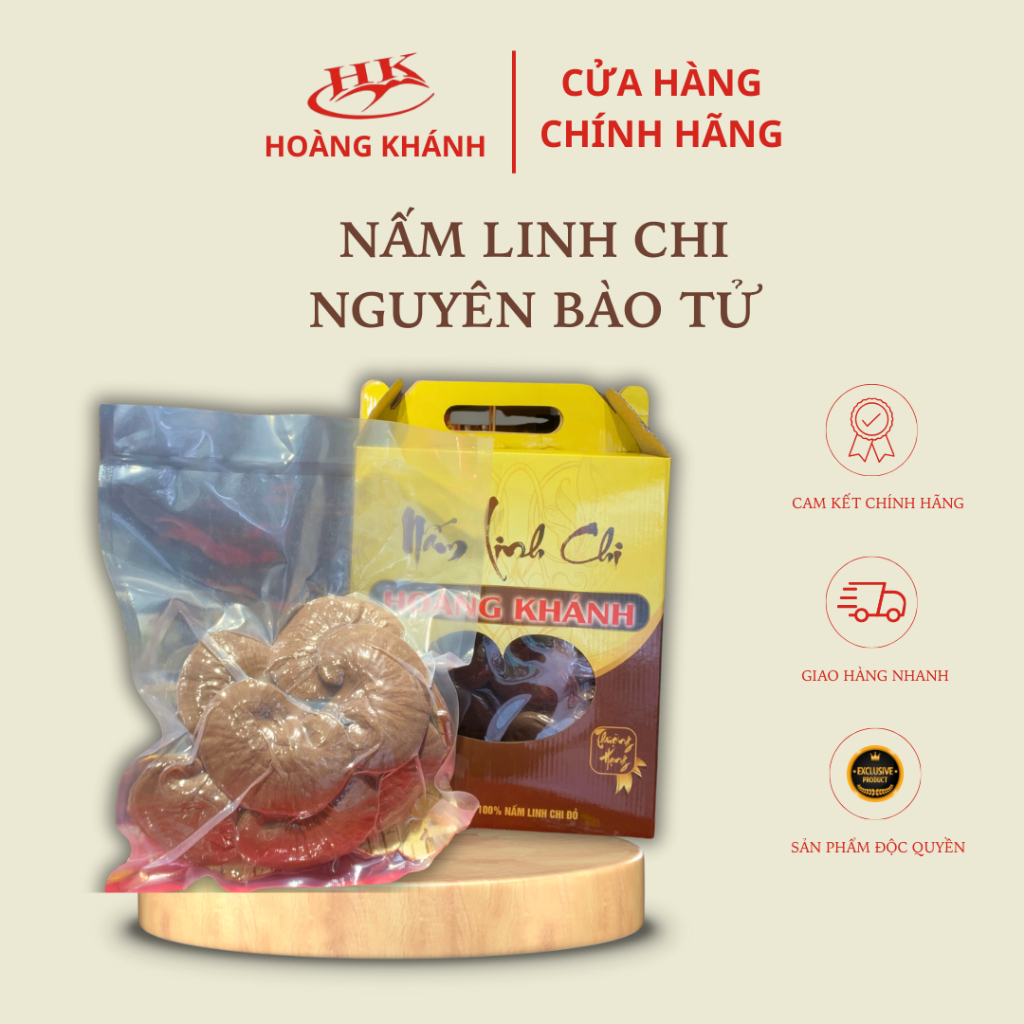 [GIẢM SỐC 5O%] Nấm Linh Chi Nguyên Bào Tử Hoàng Khánh