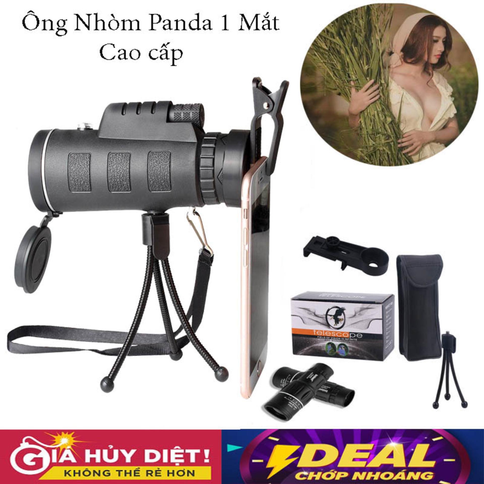 Ống nhòm nhìn xuyên tường,Ống nhòm điện thoại, Ống nhòm một mắt cao cấp, Kết nối được với camera điện thoại, quay phim, chụp ảnh từ xa, Bảo hành uy tín 12 tháng - M1