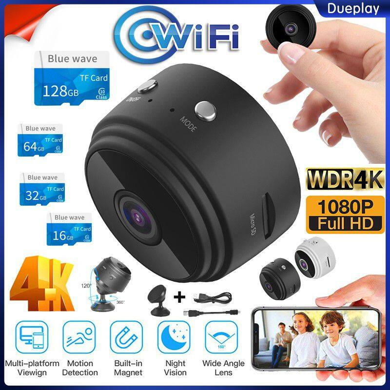 【Dueplay】Camera A9 Mini Camera ​IP 1080P HD 4K WiFi A9 Mini Giám Sát Máy Quay Có Hồng Ngoại Quan Phi