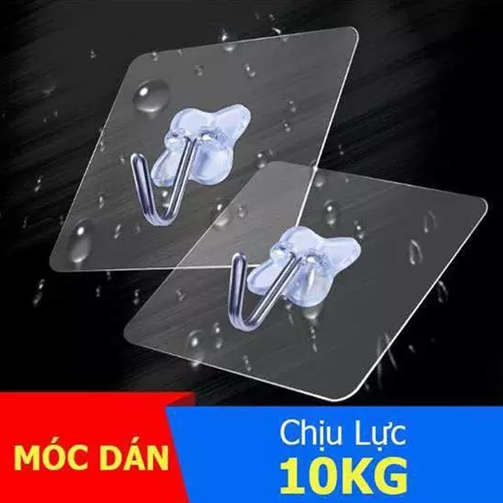 Combo 5 móc dán tường , miếng dán chịu lực siêu dính, siêu chắc có móc treo