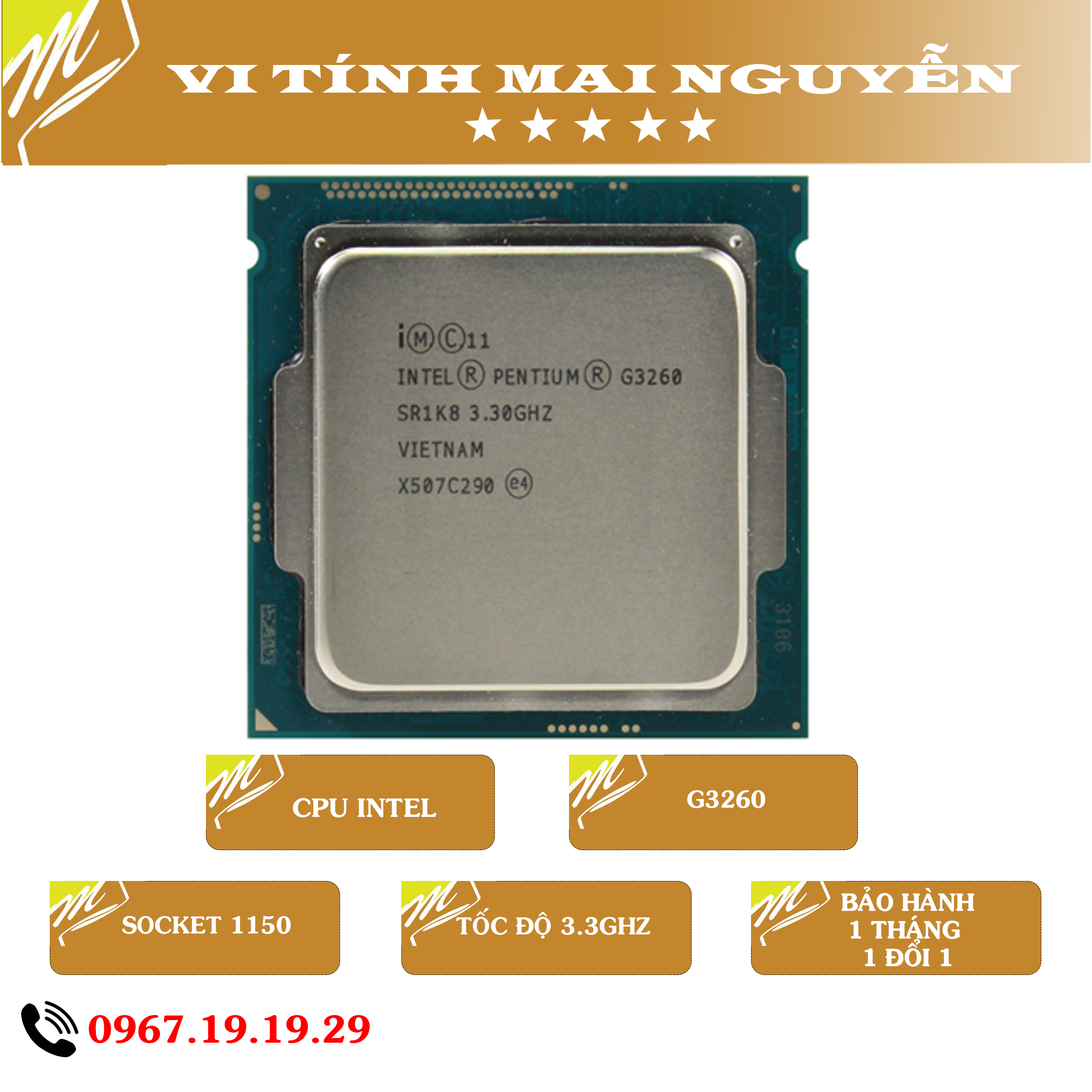 Chip xử lí cpu g3450, g3220, g3250, g3260, g3420 . hàng tháo máy. bh 1 tháng.