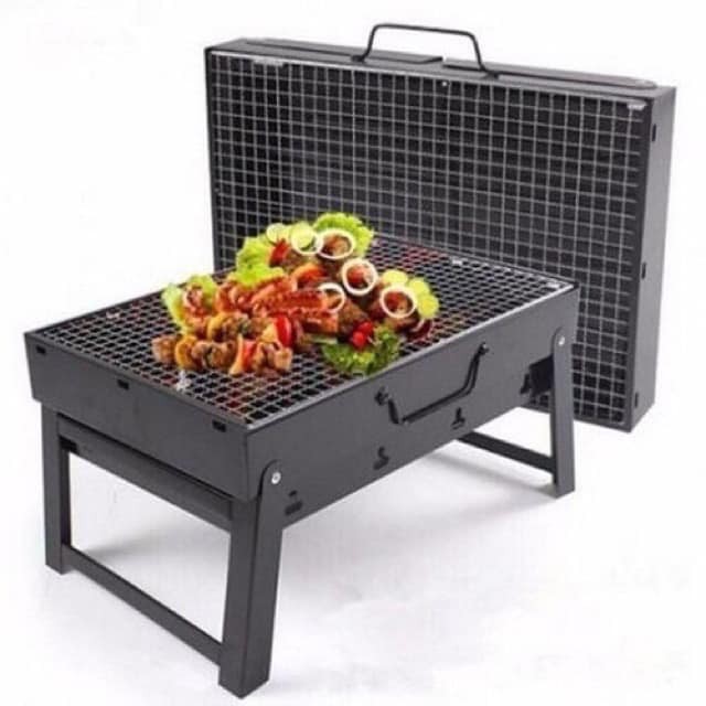 Bếp nướng than hoa vuông cao cấp