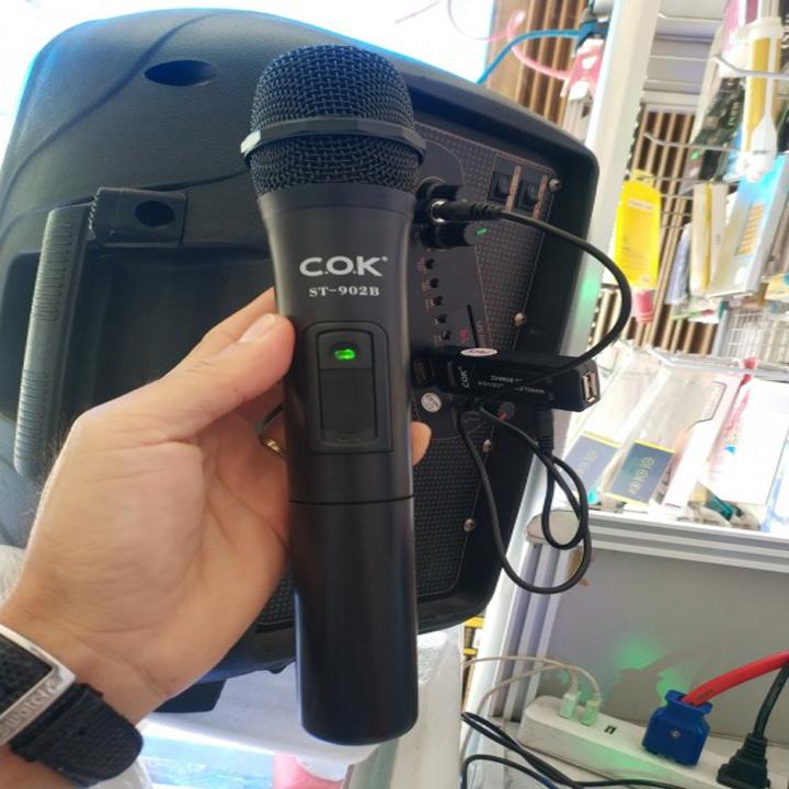 Mic karaoke đa năng st-902b bluetooth không dây, hát siêu hay, thích hợp mọi âmly sigato sgt 1559