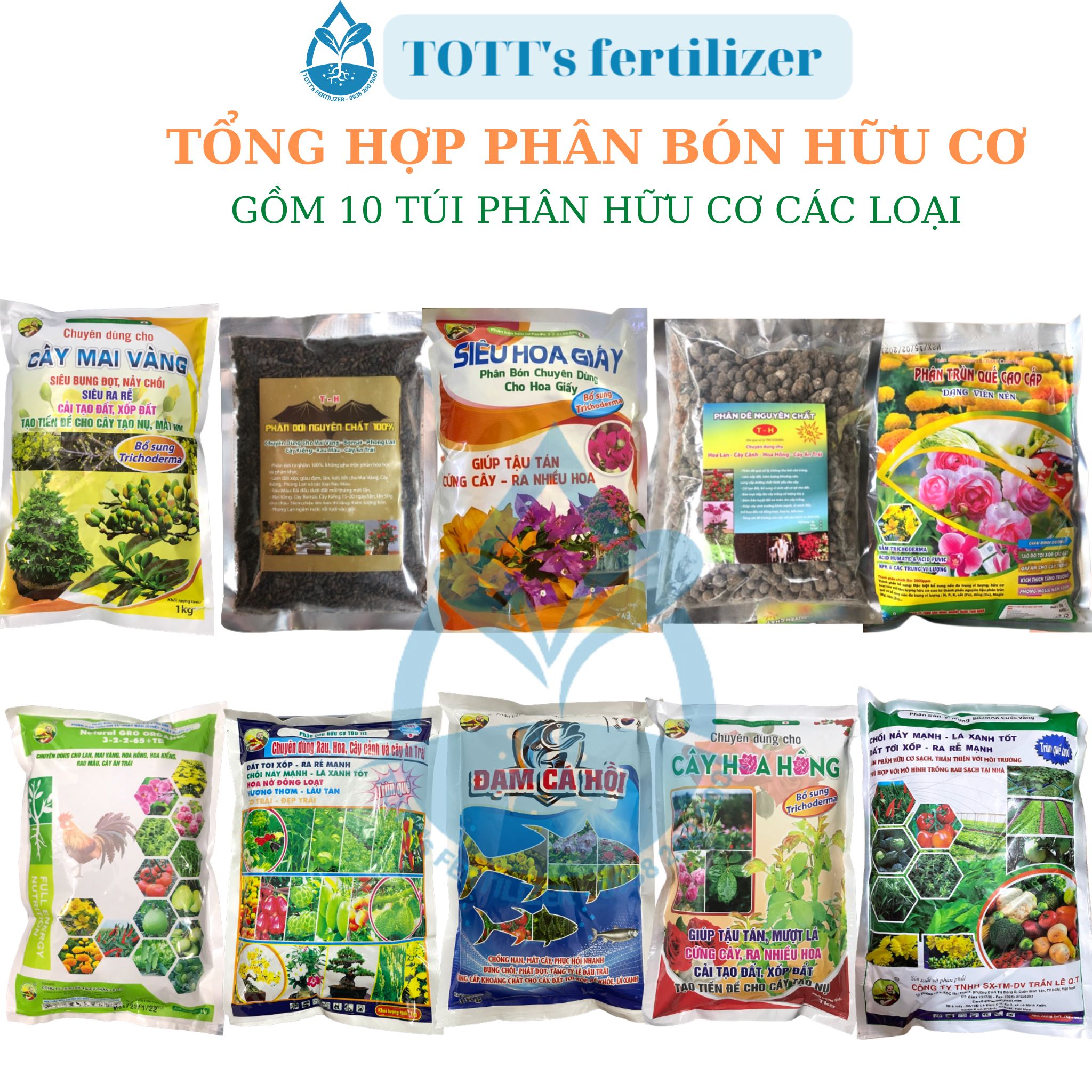 Phân hữu cơ tổng hợp các loại