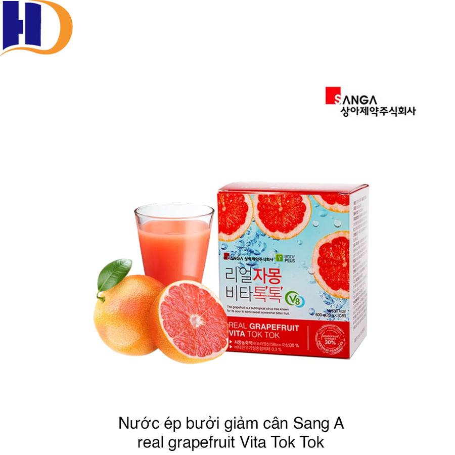 Nước Ép Bưởi Giảm Cân Sanga Real Grapefruit Vita Tok Tok Hàn Quốc