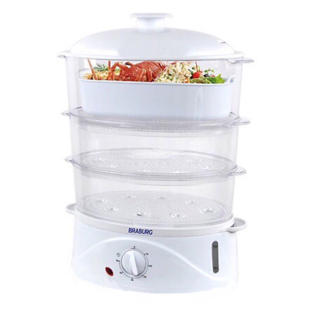 Nồi Hấp Điện Đa Năng 3 Tầng Braburg