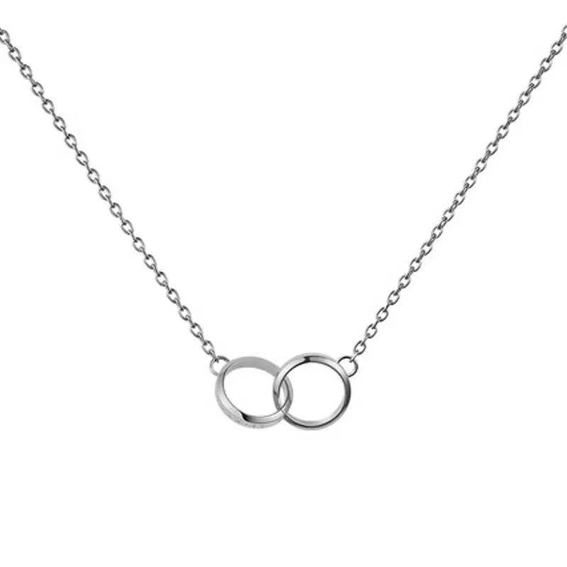 Dây Chuyền DWver1 Unisex Siêu xinh, vòng cổ Titan Ko Đen