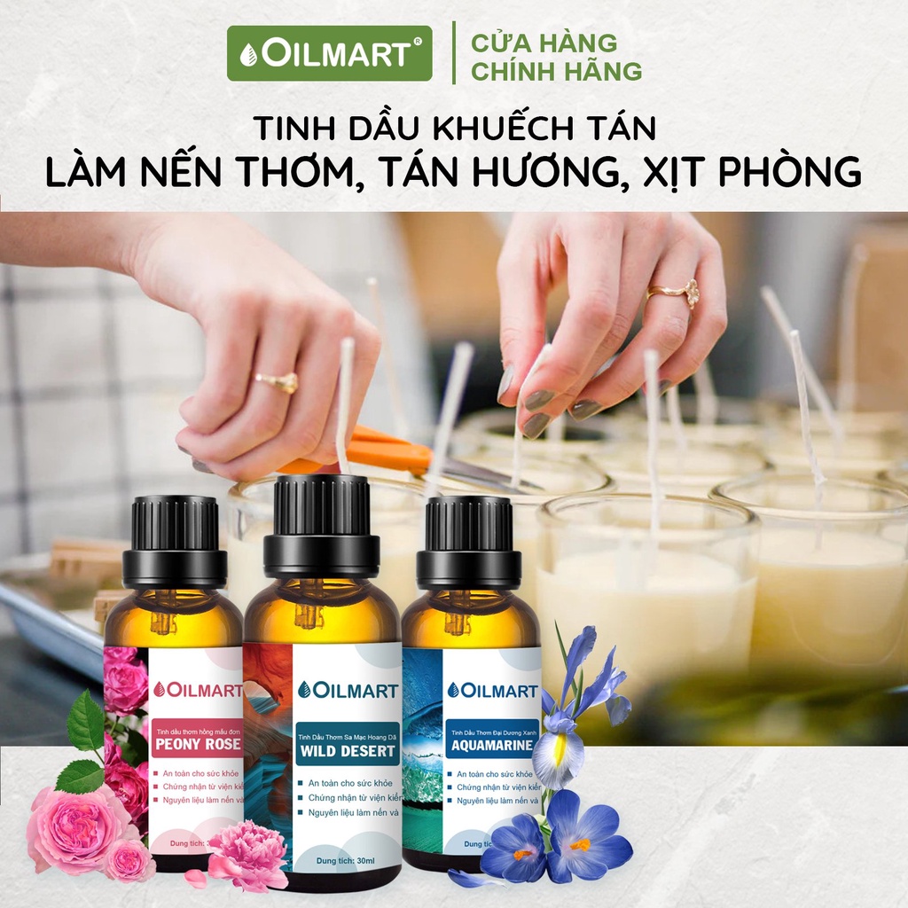 Tinh Dầu Thơm Nguyên Chất Oilmart Essential Oil Blend 30ml