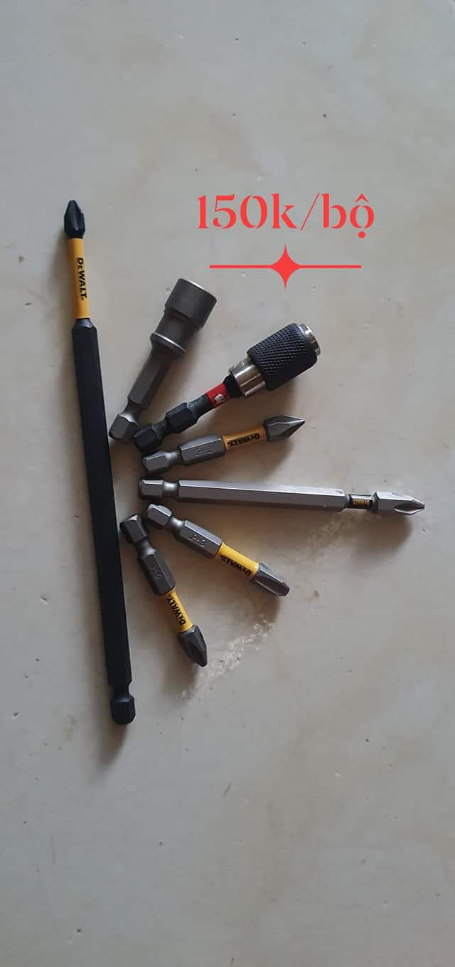 Bộ mũi vít + đầu bắn tôn