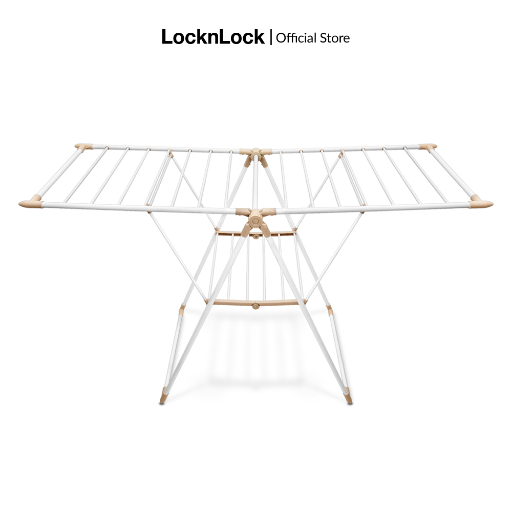 ETM520F00202 - GIÁ PHƠI QUẦN ÁO Lock&Lock - STS 157x61x100(cm) - Màu be