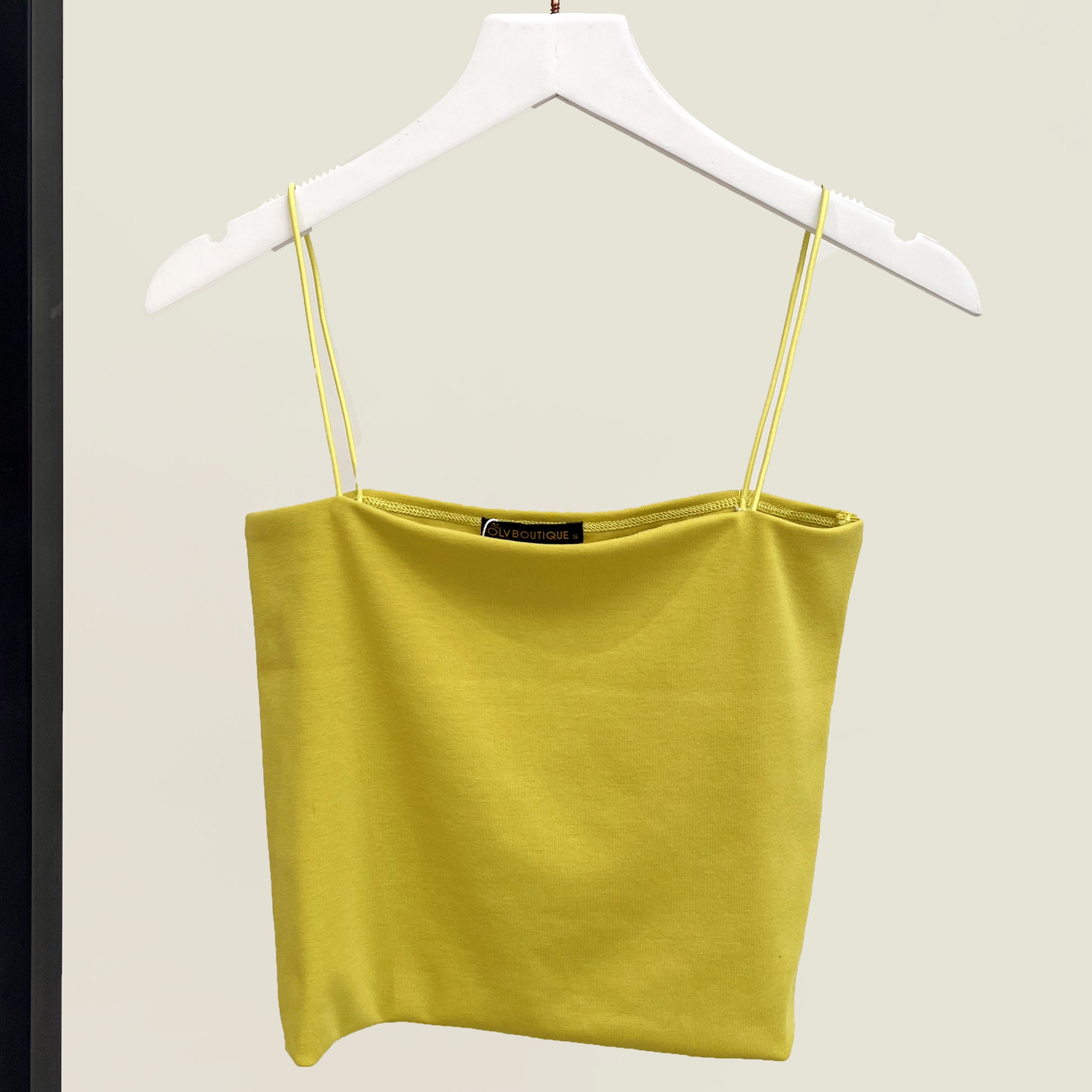 Olv - áo 2 dây basic cami top in lime