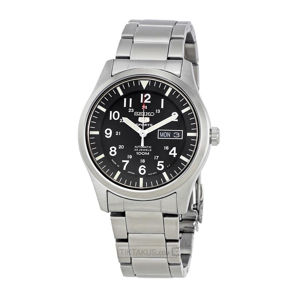 Đồng hồ nam dây sắt không gỉ seiko 5 snzg13j1