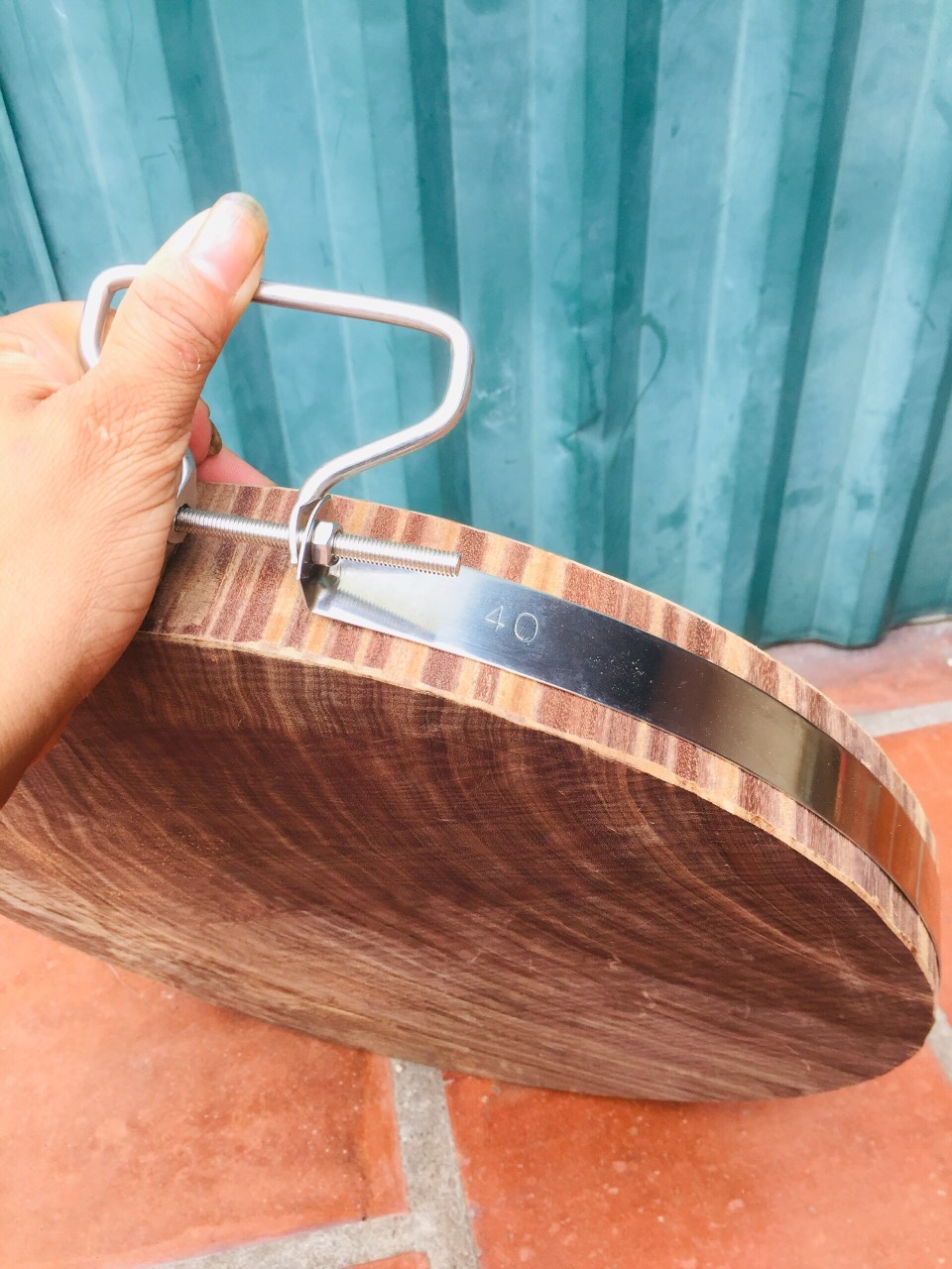 Thớt gỗ nghiến 29cm