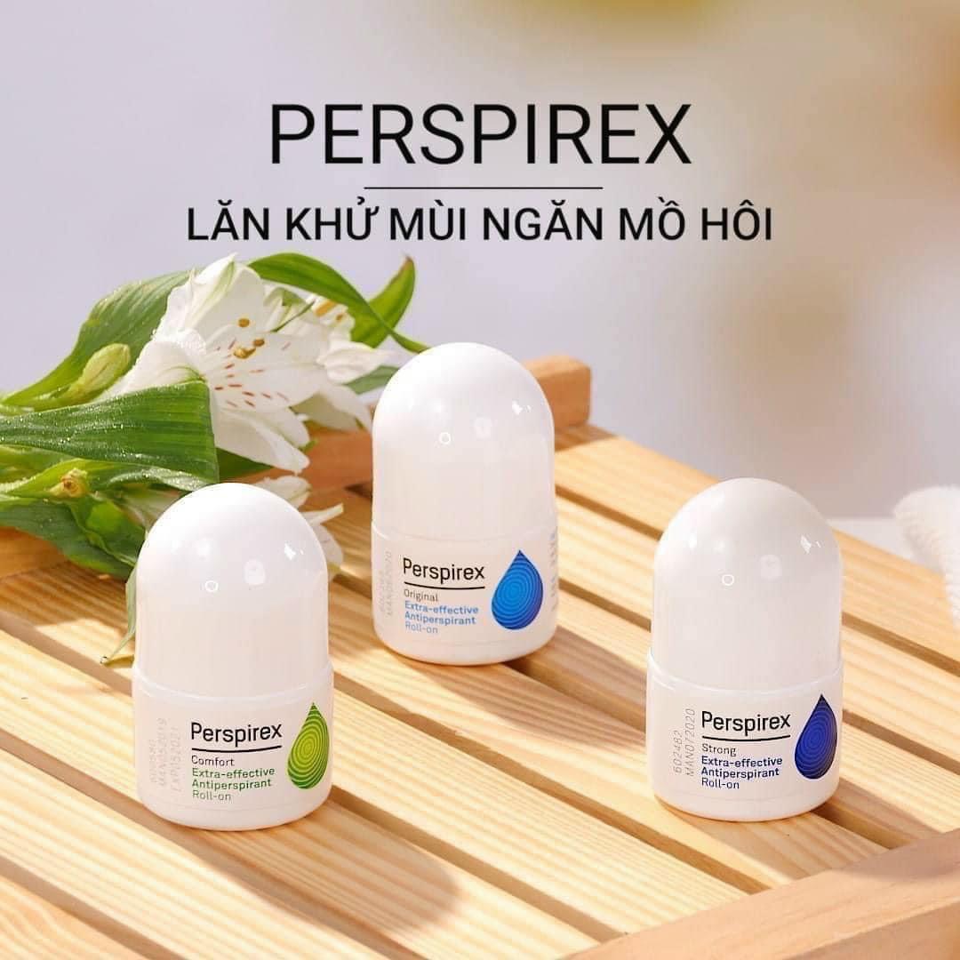 Lăn khử mùi Perspirex ngăn mồ hôi Pháp dùng cho cả nam và nữ