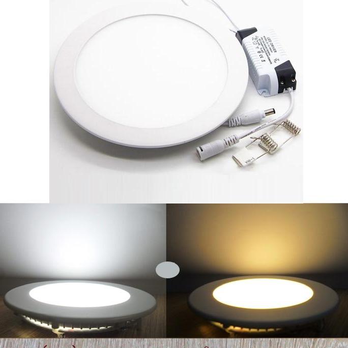 [HCM]Đèn led downlight âm trần ánh sáng màu vàng công suất 9W bóng tròn