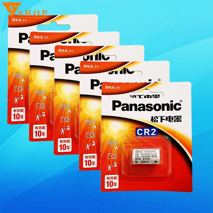 Combo 5 viên pin Panasonic CR2, Pin máy ảnh, pin máy đo khoảng cách CR2
