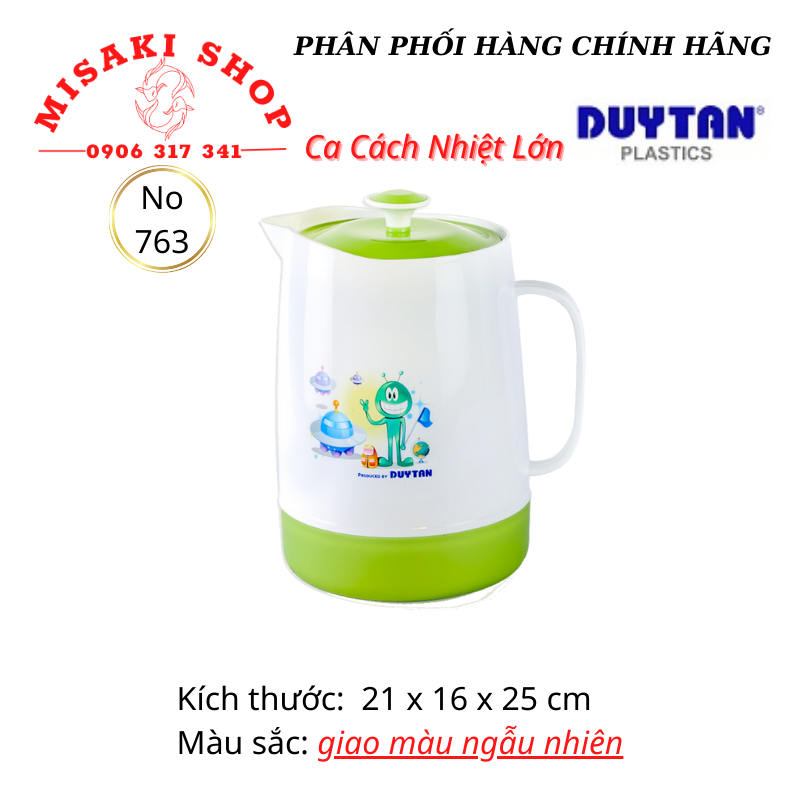 Ca cách nhiệt lớn duy tân dt763, kích thước 21 x 16 x 25 cm | misakishop