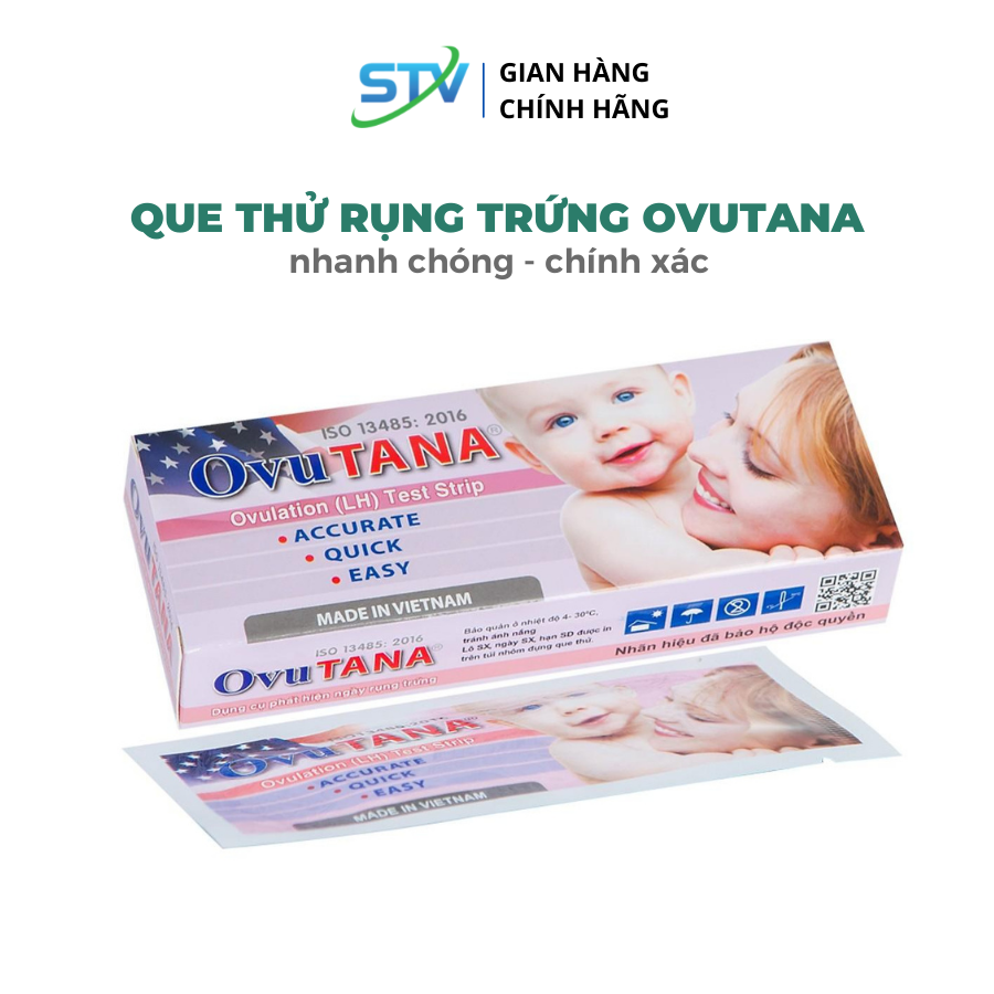 Que Thử Rụng Trứng Ovutana Tanaphar 2 Vạch Chính Xác Test Thử Thai Hai