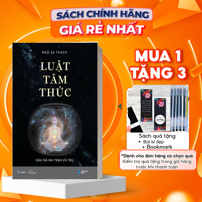 Sách - luật tâm thức - tặng kèm bookmark và bút đẹp