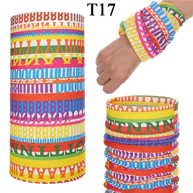 Combo 3 khăn màu hoạ tiết - khăn đa năng - khăn ống đa năng - khăn trùm đa năng