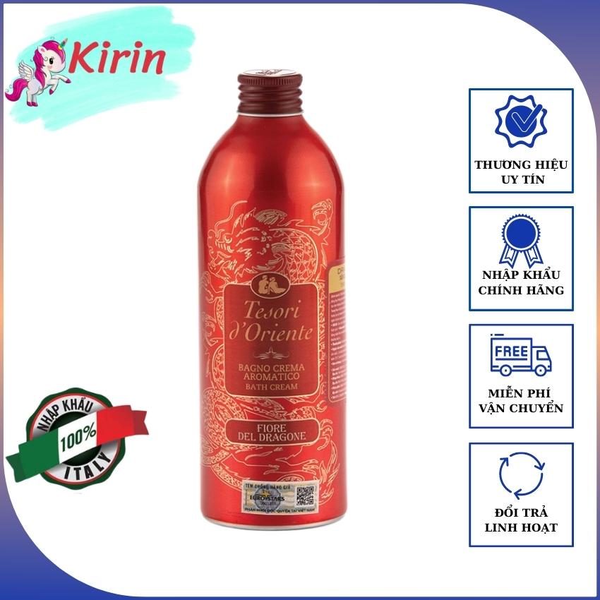 [FreeShip]  Sữa Tắm dưỡng thể nước hoa Thanh Long Tesori 500ml (Tesori D`oriente Dragon Flower And Acacia'S Milk). Phù hợp mới tất cả làn da. Có tác dụng chống oxy hóa, tẩy chế bào chết, tạo cảm giác thư giãn, và lưu hương 8h