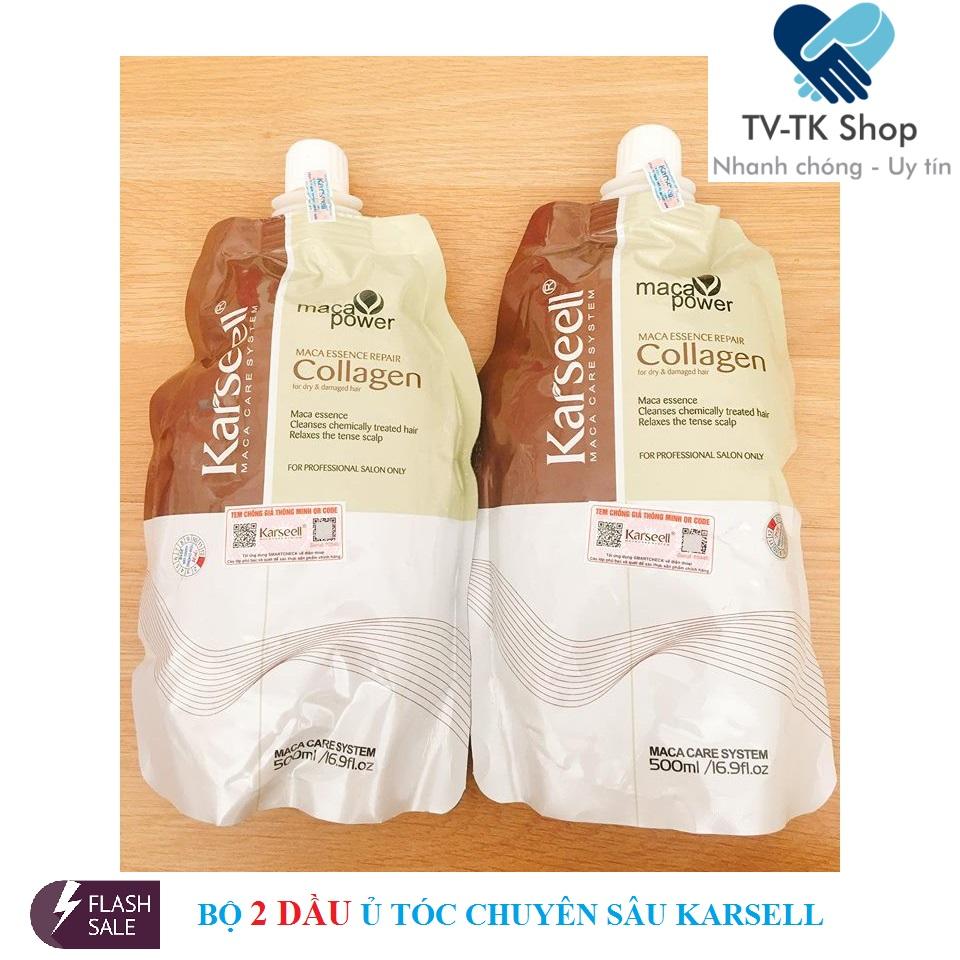 Bộ 2 Dầu Ủ Tóc Collagen Karsell - Phục Hồi Tóc Chuyên Sâu