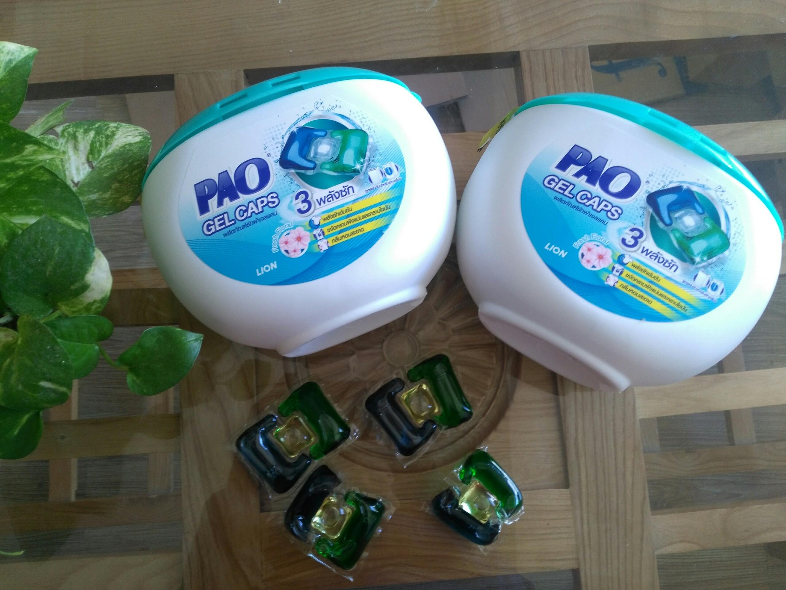 Viên giặt xả pao gell caps 3 in 1 thái lan