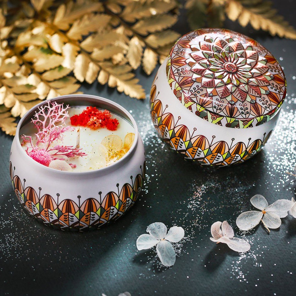 [HCM][MẪU MỚI] - CỐC NẾN THƠM HOA KHÔ THIÊN NHIÊN SIÊU NHẸ DỊU VÀ QUYẾN RŨ HÌNH HOA VĂN THỔ CẨM - SÁP THƠM ĐỂ PHÒNG NGỦ PHÒNG TẮM GIỮ HƯƠNG THƠM CỰC LÂU GIÁ RẺ - MÙI THƠM TINH KHIẾT DỄ CHỊU