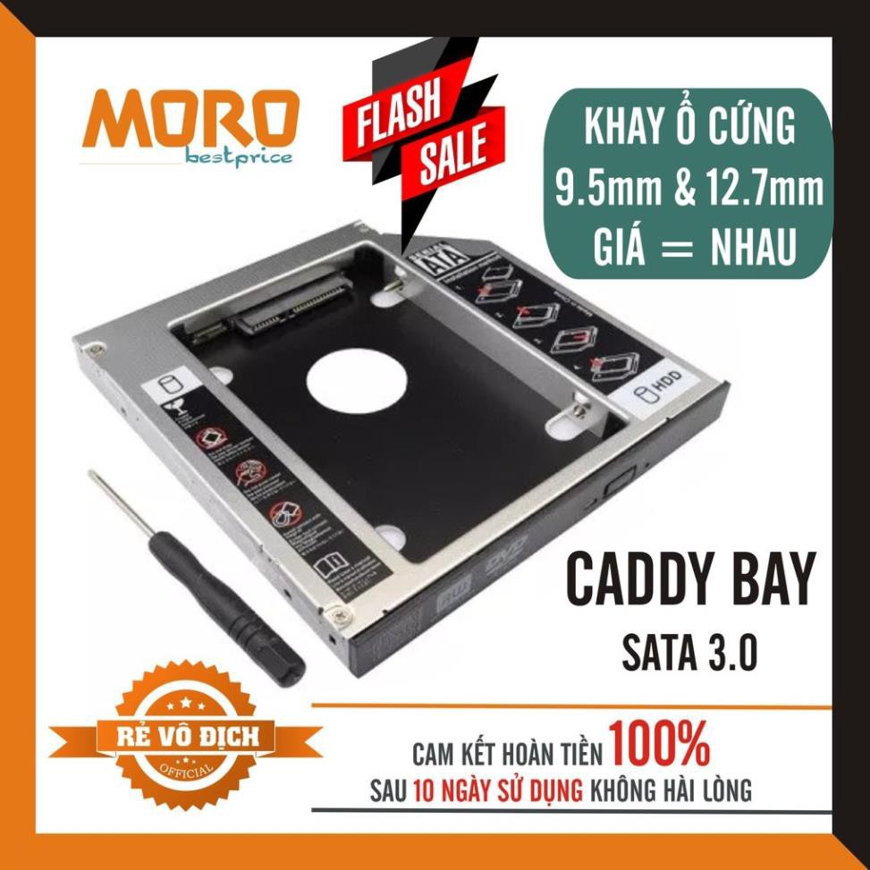Caddy Bay Hdd Ssd Sata 3 9.5Mm/12.7Mm - Khay Ổ Cứng Thay Thế Ổ Dvd