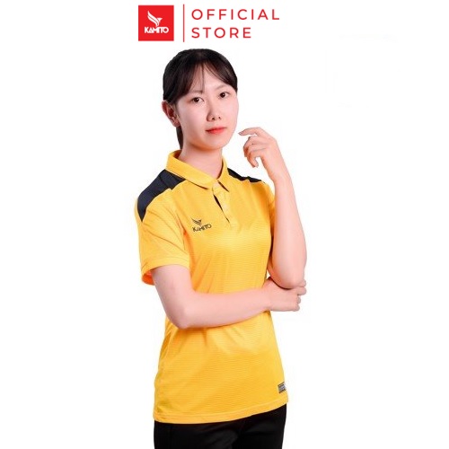 Áo thể thao polo nữ phối vai kamito - kamap2103