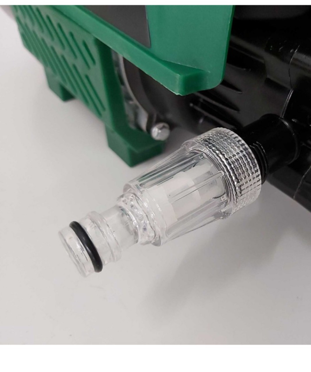 CÚT LỌC NƯỚC NỐI VỚI DÂY HÚT MÁY RỬA XE ÁP LỰC